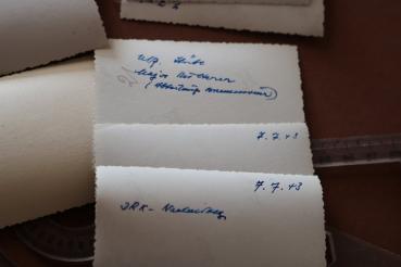 14 alte Fotos - Besuch DRK-Schwestern bei Einheit - Feier 1943